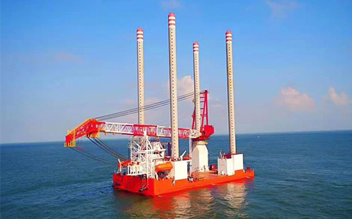 1.800t平臺自升式風(fēng)電安裝船