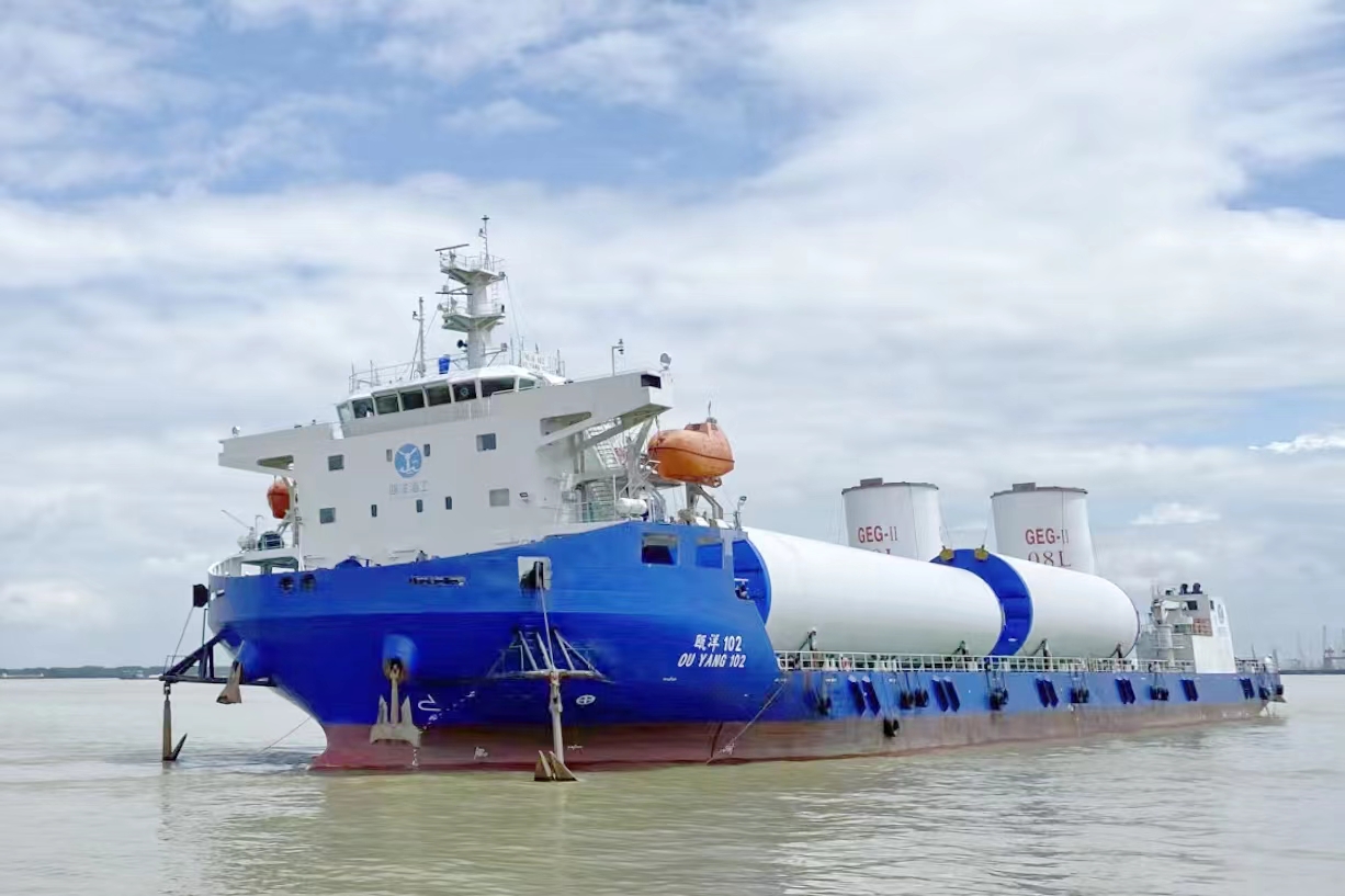 青洲海上風(fēng)電場(chǎng)塔筒