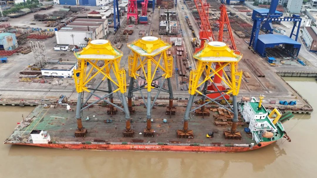 鉚足干勁！公司防城港二期導(dǎo)管架項(xiàng)目刷新建設(shè)“進(jìn)度條”