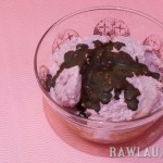 Raw Ice Cream with a Chocolate Shell