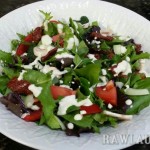 raw pizza salad